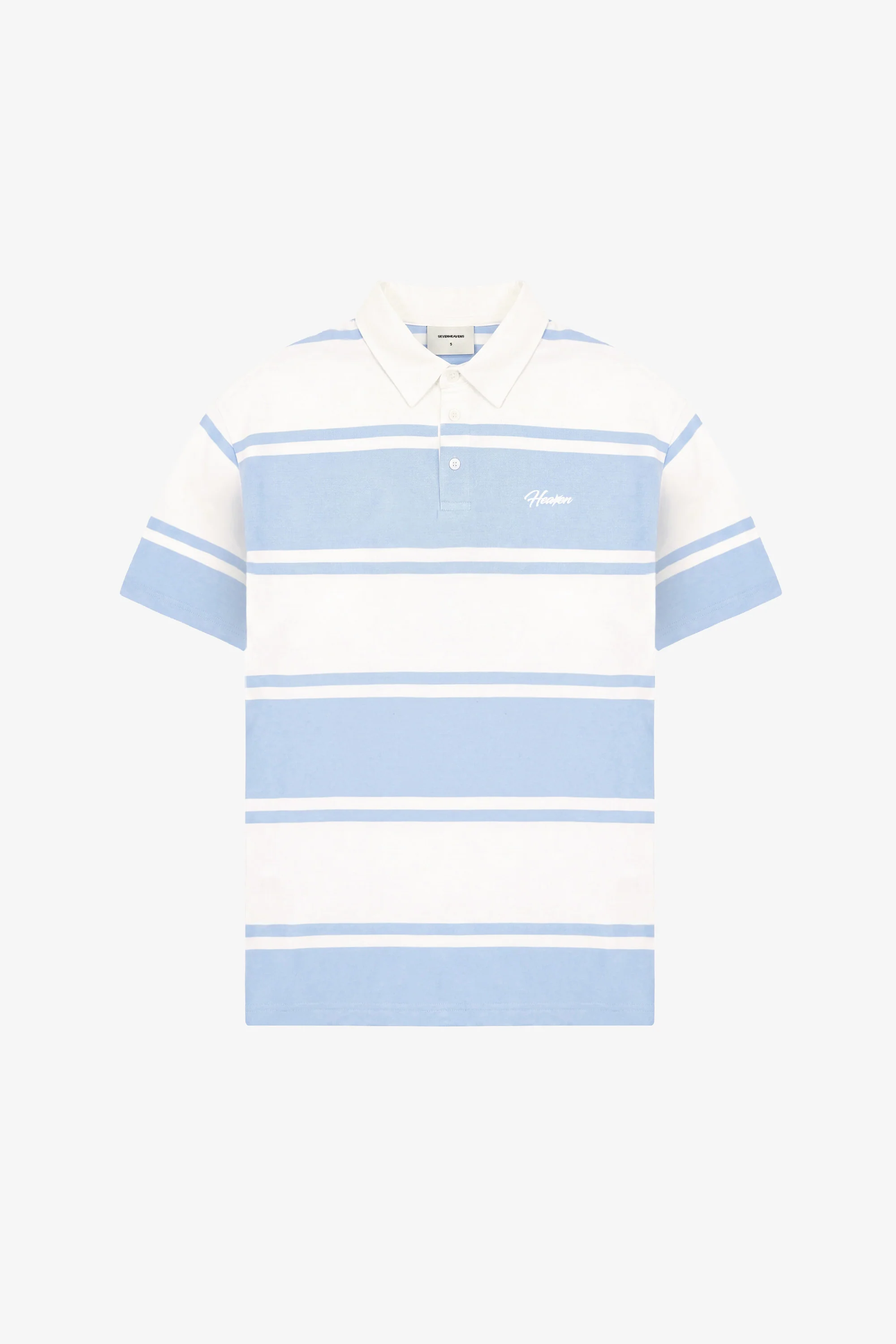 Striped Script Polo T-Shirt